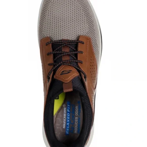 Skechers Men's Tan and Gray Sneakers